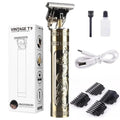 Vintage T9™ Professional Hair Trimmer for Men | Zero Cutting Beard & Hair Clipper | USB Rechargeable Metal Body