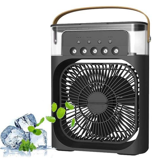 HydroChill Pro – Portable 3-in-1 Mini Air Cooler & Humidifier (Instant Personal Cooling)